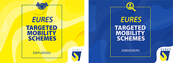 Logotyp EURES TMS Employer och Jobseeker
