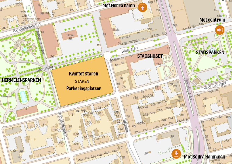 Starens parkeringsområde