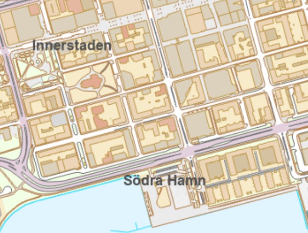 Karta som visar var den nya Hertsökolan byggs