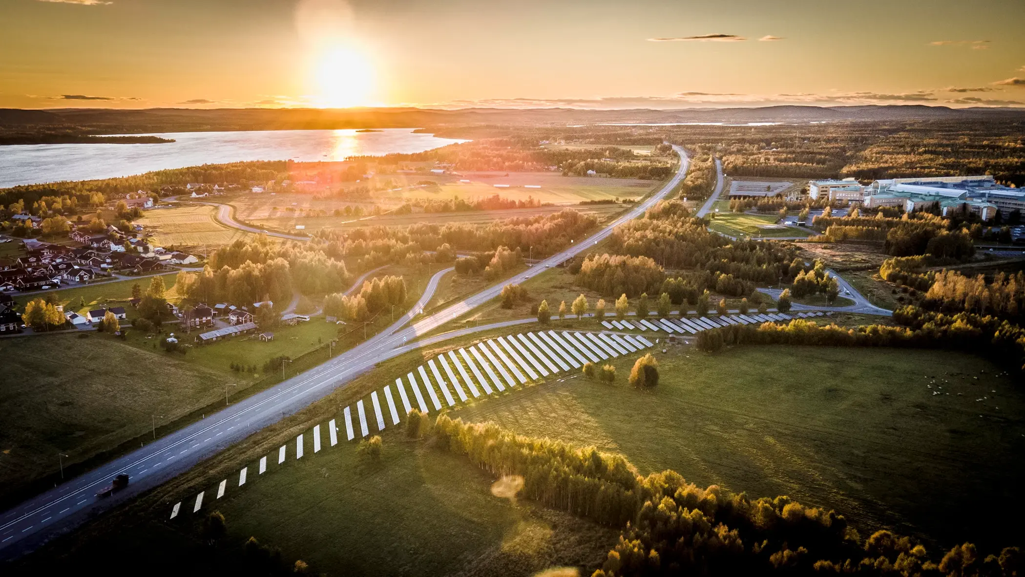 Solcellsparken i Sunderbyn