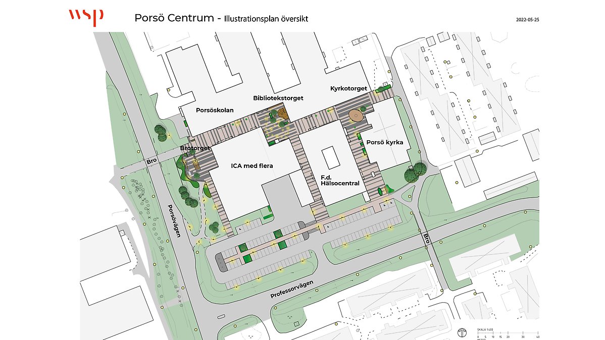 Variant 2: Program för invigningen av Porsö Centrum och Porsö Strand lördag 26 augusti 2023.